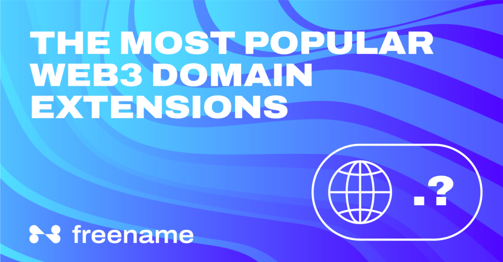 Web3 domain extensions