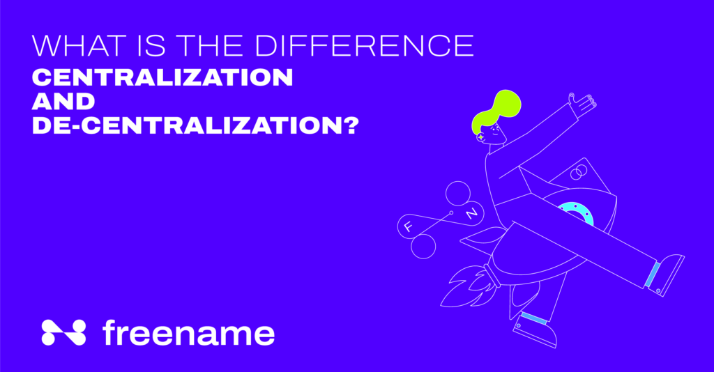 What is the difference between centralization and decentralization