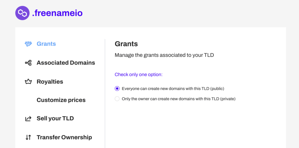 Web3 domains