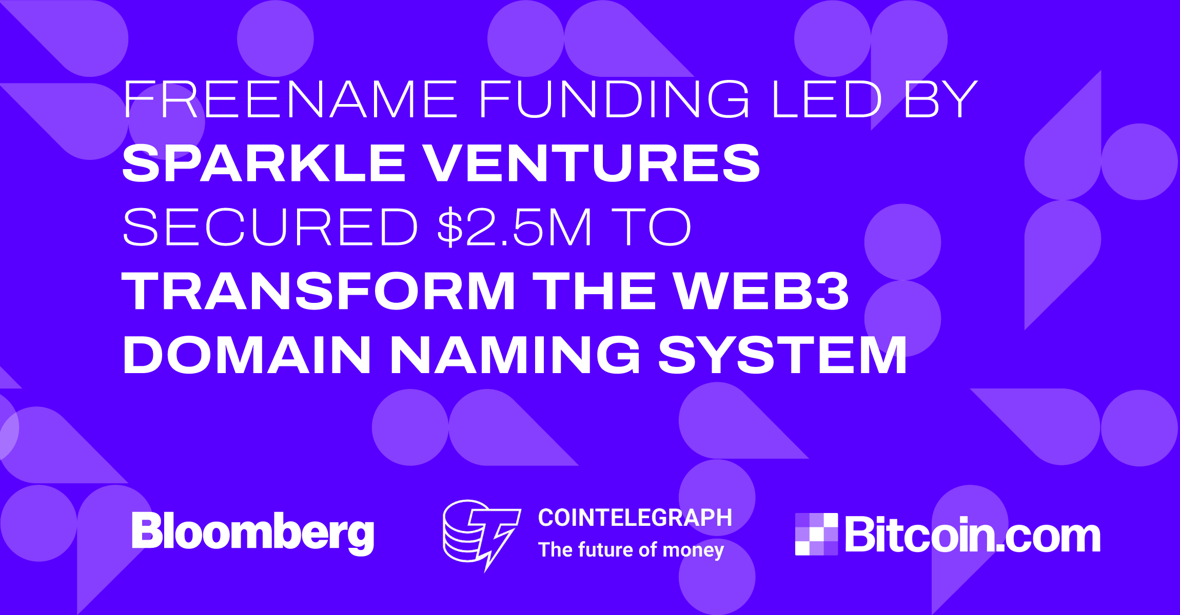 Freename funding led by Sparkle Ventures secures 2.5M to transform the web3 domain naming system