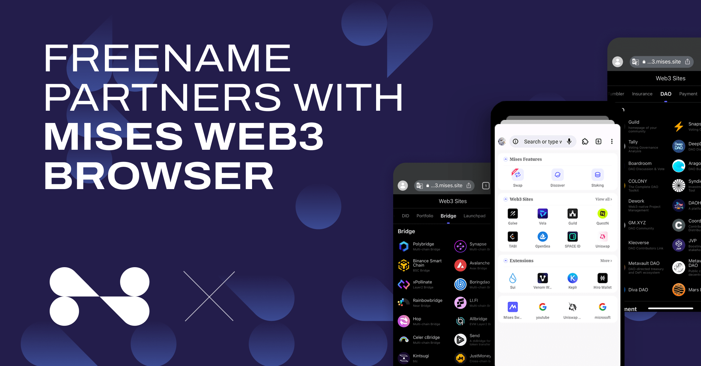 Freename Partners with Mises Web3 Browser