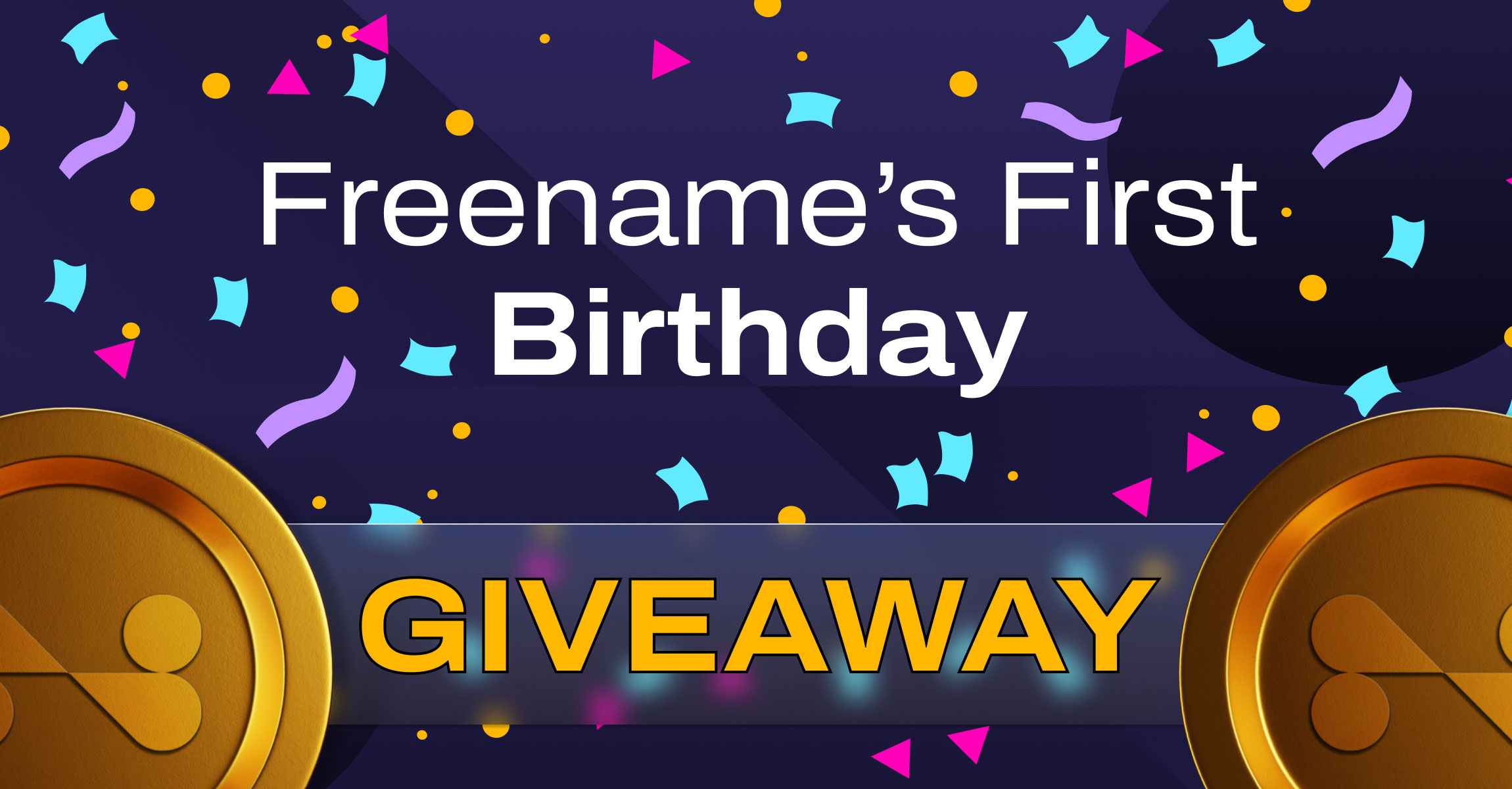 Freename's First Birthday Giveaway
