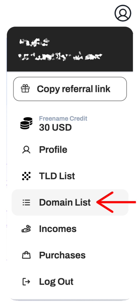Record A freename Domains