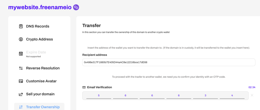 domains on metamask