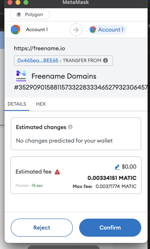 domains on metamask