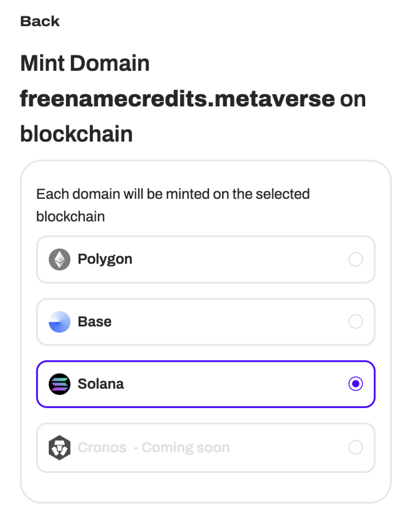 Register any Web3 domain