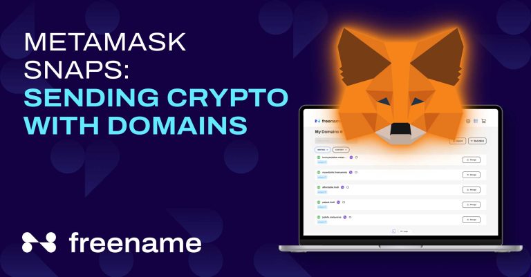 MetaMask Snaps: Sending Crypto with Domains